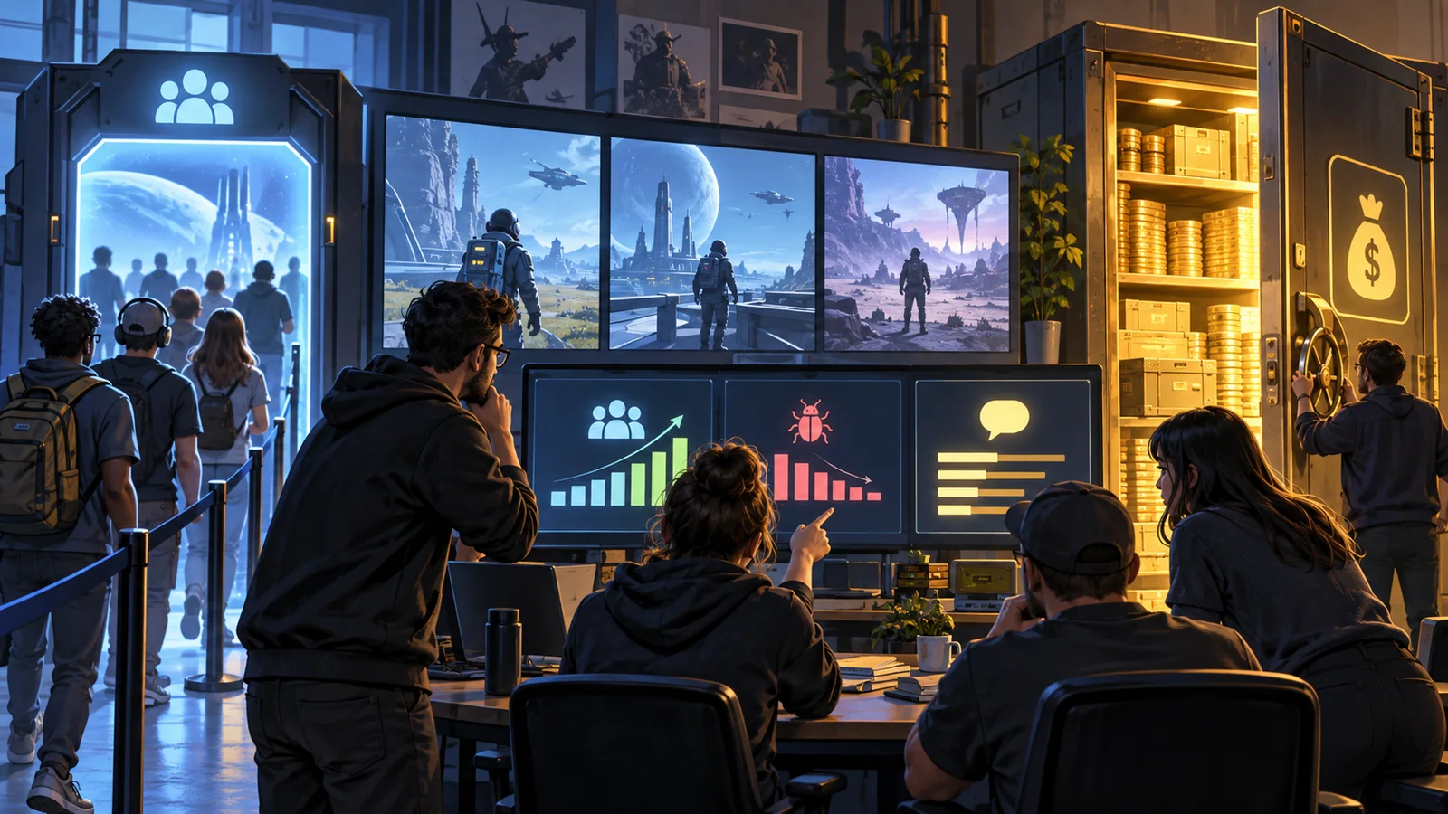 An indie team reviews evidence before expanding production spending
